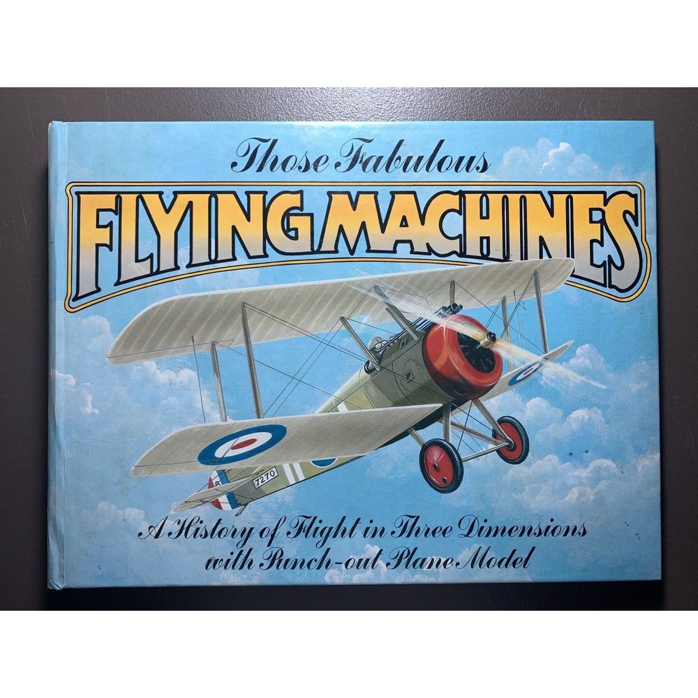 Those Fabulous Flying Machines 3D Pop Up Book Airplanes w/ Punch Out Plane Model